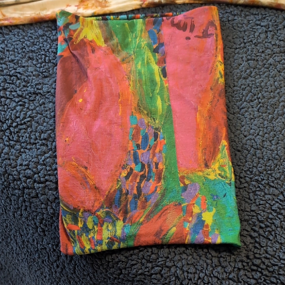 Colorful Abstract Gator Scarf And Headband